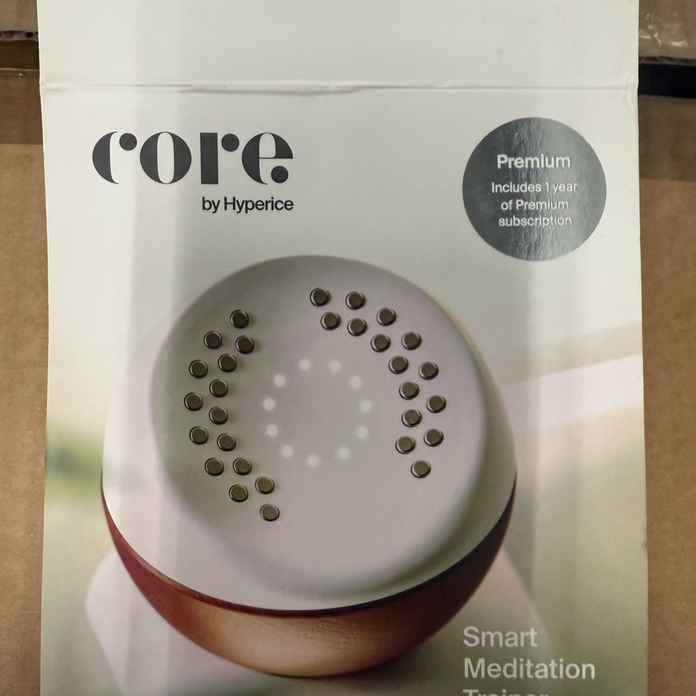 Core by Hyperice Smart Meditation Trainer - White and Brown